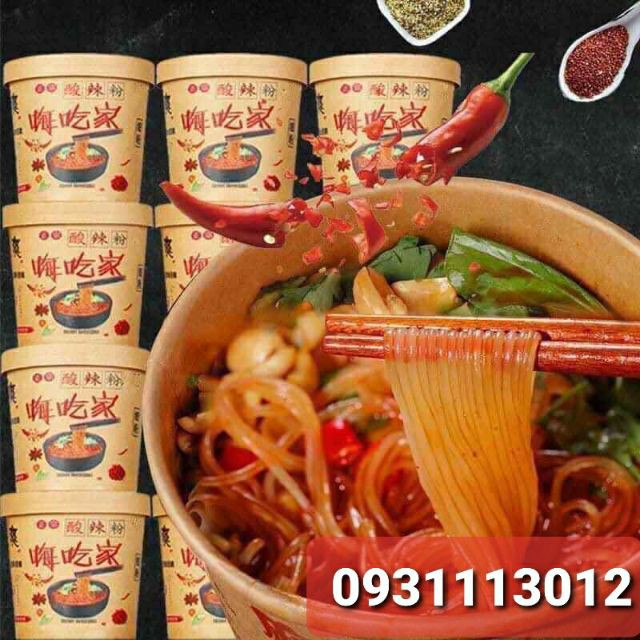 Một  thùng gồm 6 ly miến cay Trùng Khánh thần thánh 108g.ly | BigBuy360 - bigbuy360.vn