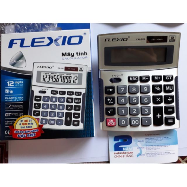 Máy tính để bàn 12 số Flexio 01S loại nhỏ gọn