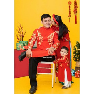 Combo Áo dài nam& bộ mấn gia đình