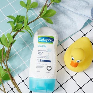 Sữa tắm dưỡng ẩm cho trẻ em Cetaphil Baby Moisturizing Bath & Wash 400ml