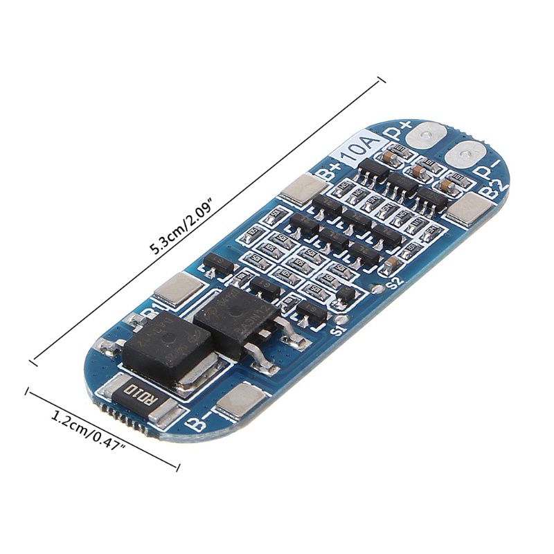 Bộ Sạc Pin Li-ion 18650 PCB BMS 3S 11 1V 12 6V 10A