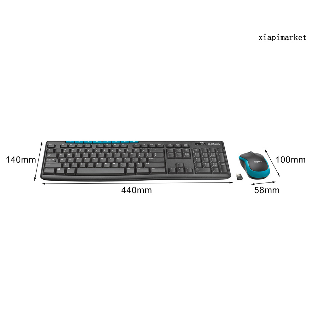 Combo Bàn Phím + Chuột Không Dây Logitech Mk275 1000dpi