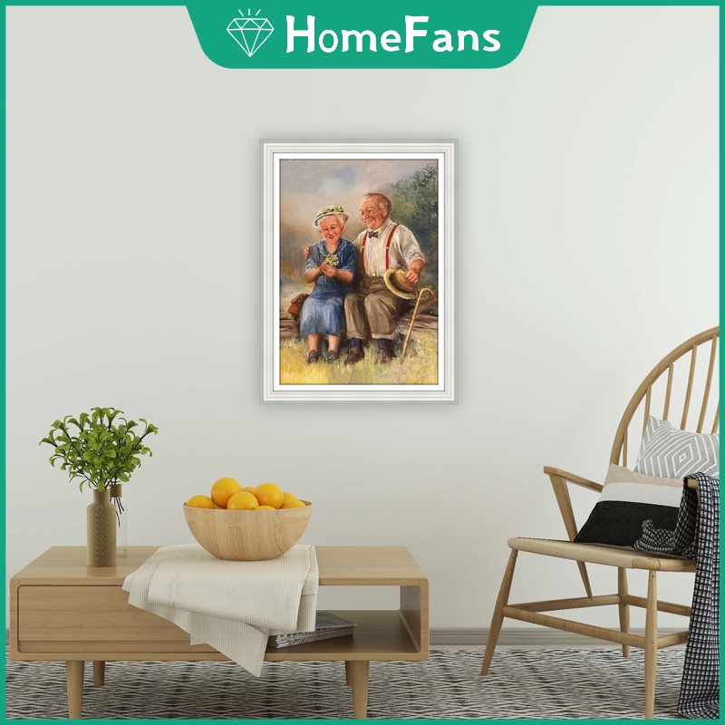 Bộ tranh đính đá 5D tự làm hình người đàn ông 100% kích thước 30x40cm