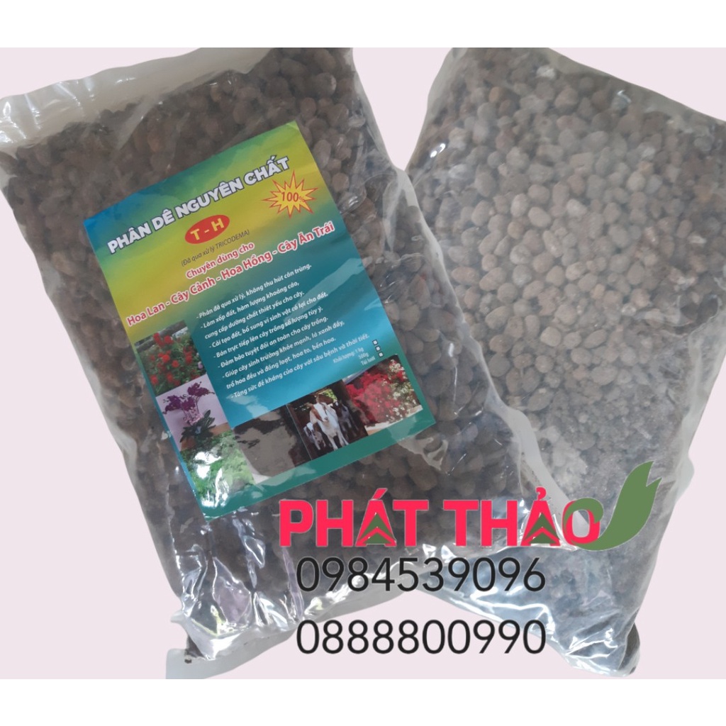 Phân DÊ đã qua xử lý bón lan - hoa - cây kiểng 1KG