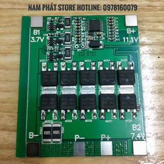 [NPS] Mạch 3S 12V 30A Full Ok, sạc cân bằng và bảo vệ pin Li-ion 3.7V.