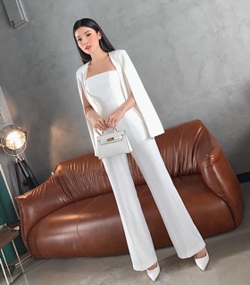 set jum + khoác vest