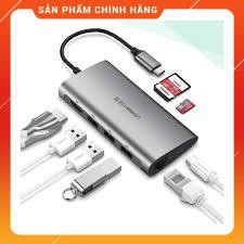 Bộ chuyển USBC sang HDMI Lan USB 3.0 USBc và đọc thẻ UGREEN 50516 dailyphukien