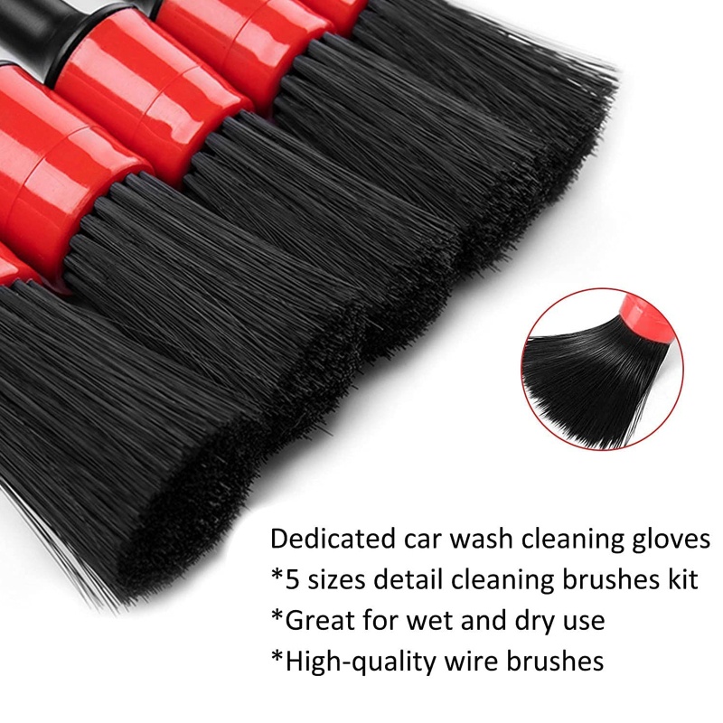 Chổi Vệ Sinh Xe Hơi / Bảng Điều Khiển Ghế Da Gắn Máy Khoan 17