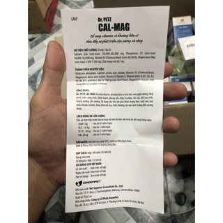 Canxi dành cho chó mèo CAL-MAG