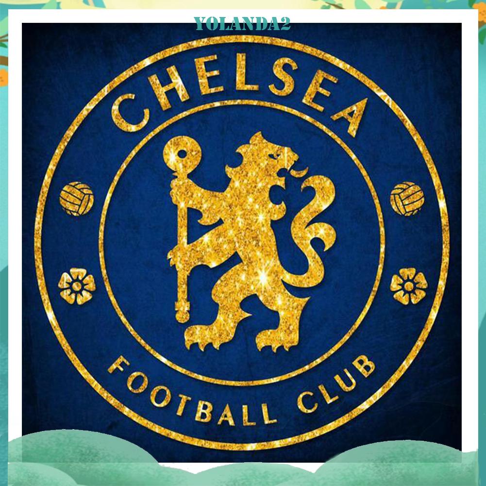 Bộ Tranh Đính Đá Tự Làm Hình Logo Chelsea 2