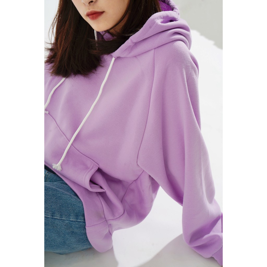 Hoddie trơn chất nỉ bông made in vietnam FREESIZE nam nữ đều phù hợp