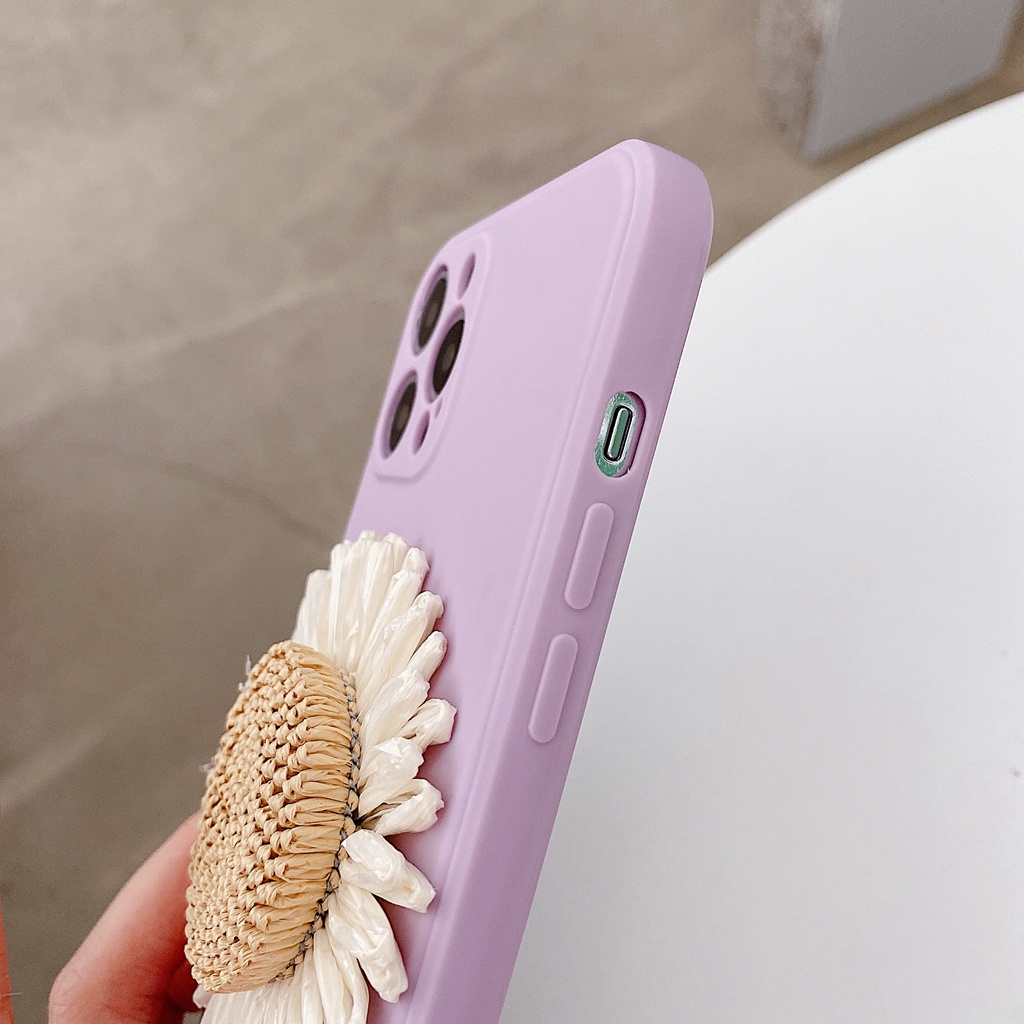 Ốp Điện Thoại Silicon Mềm Chống Rơi Họa Tiết Hoa Cúc Cho Iphone 12 Pro Max 11 Pro Max Xs Max Xr X 7 8 Plus