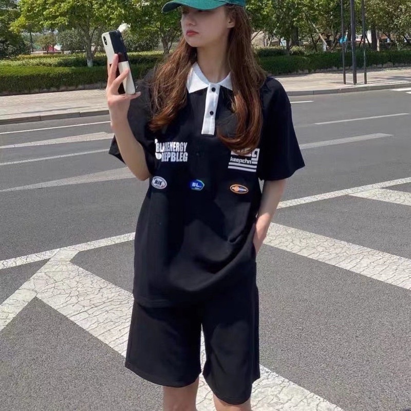 Áo Polo Blengcn unisex chất liệu cá sấu cao cấp, áo thun có cổ unisex trẻ trung cá tính phong cách Hàn Quốc | BigBuy360 - bigbuy360.vn