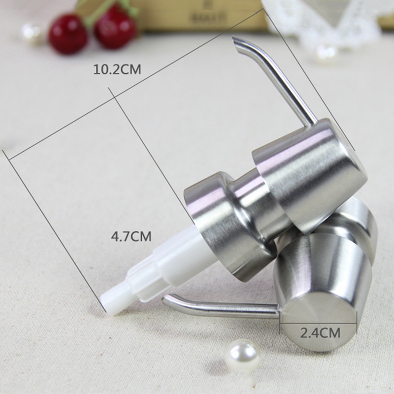 Vòi bơm bằng thép không gỉ và ống nối dài tiện dụng cho bình đựng xà phòng