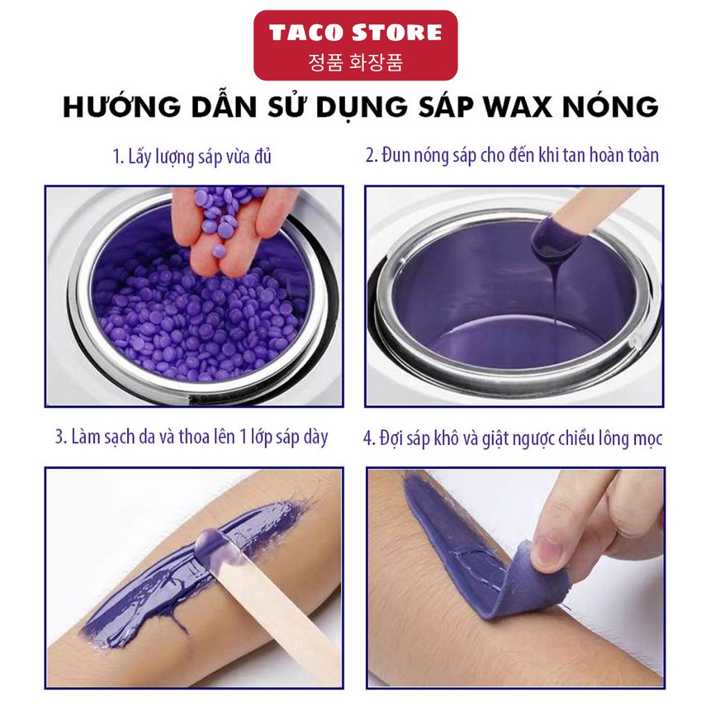 Sáp Wax Lông Nóng Wax Bean Tacostore1709