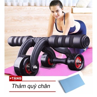 Con lăm tập bụng 4 bánh cao cấp