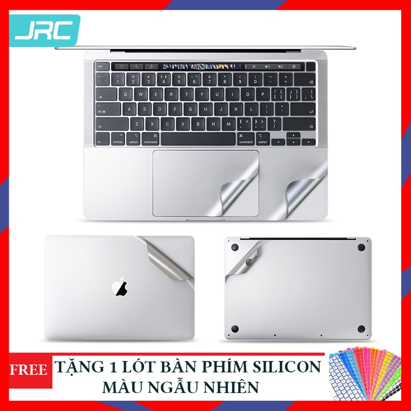 [Mã 1511ELSALE hoàn 7% đơn 300K] Bộ Dán Bảo Vệ Macbook Cao Cấp JRC 5in1 Nhiều Màu Lựa Chọn (Tặng Kèm Lót Phím)