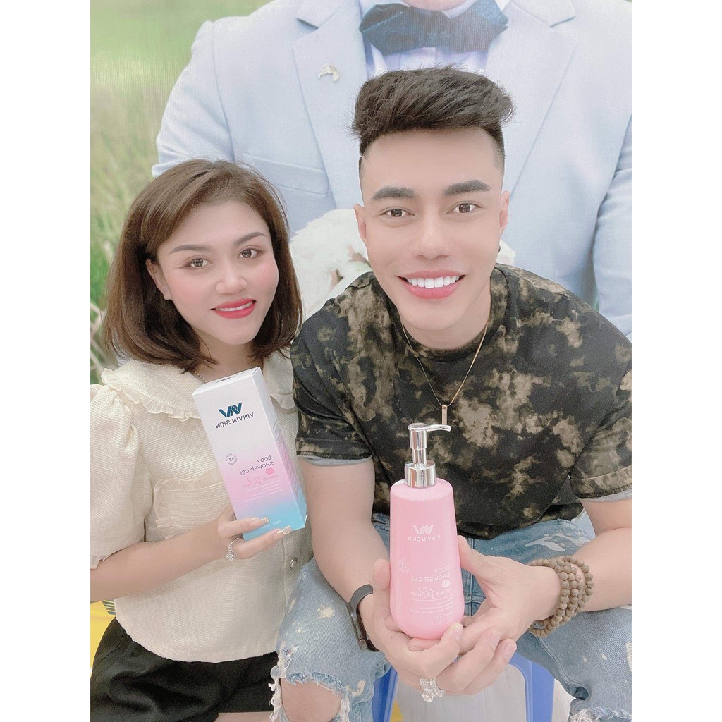 SỮA TẮM DƯỠNG TRẮNG DA HÀN QUỐC CHIẾT XUẤT HOA HỒNG - VINVIN SKIN TRẮNG HỒNG TỪ BÊN TRONG, NGĂN NGỪA LÃO HÓA DA. | BigBuy360 - bigbuy360.vn