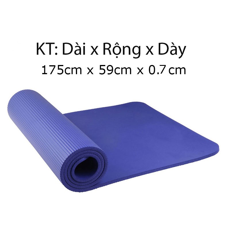 Thảm Tập Yoga, Thảm Gym, Siêu Rẻ Siêu Bền, Siêu Êm Mềm Mại Dễ Sử Dụng Dầy 10mm TM01