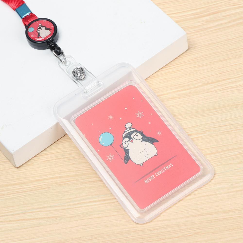 GOGOUP Giá Đỡ Thẻ Tên Họa Tiết Hoạt Hình Đáng Yêu Có Thể Thu Gọn