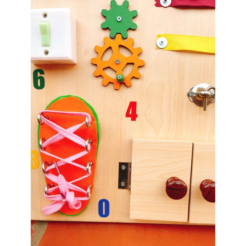 FREE SHIP  Bảng bận rộn cho bé 44B07, Busy board, Đồ chơi giáo dục, giáo cụ mầm non, phương pháp montessori