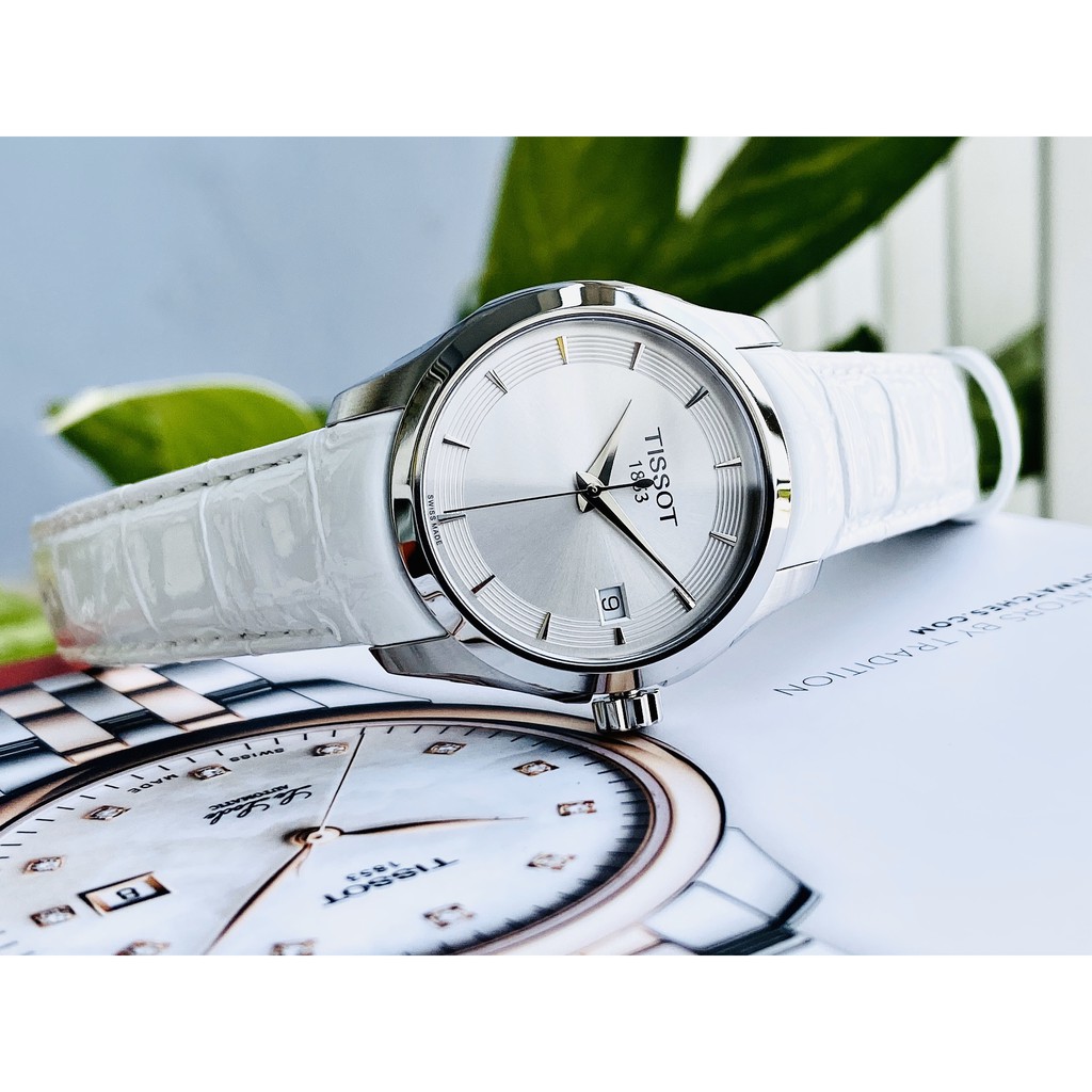 Đồng hồ nữ hiệu Tissot Couturier Quartz Silver Dial Ladies Watch T035.210.16.031.00
