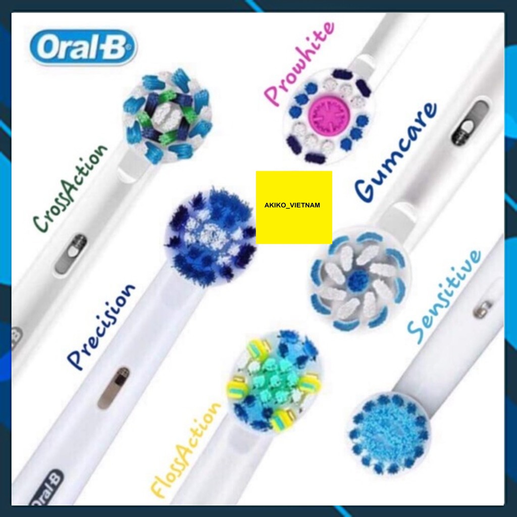 [Bảo Hành 6 Tháng] Đầu bàn chải điện oral b ❤FREESHIP ❤ Đầu Bàn chải điện,bàn chải điện oral b, oral b