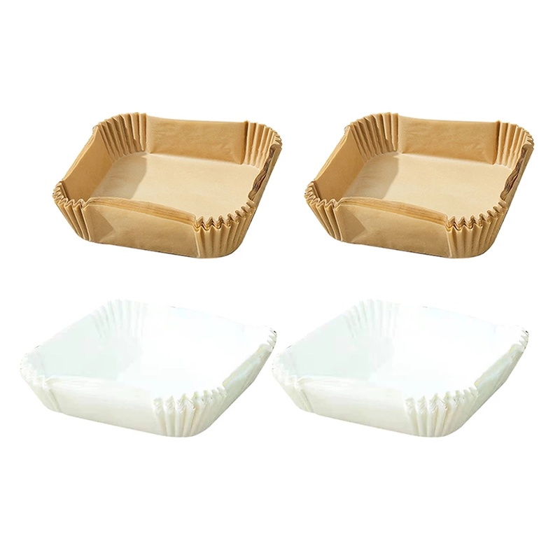 Set 50/100 Miếng Giấy Lót Nồi Hấp Hình Vuông Dùng Một Lần