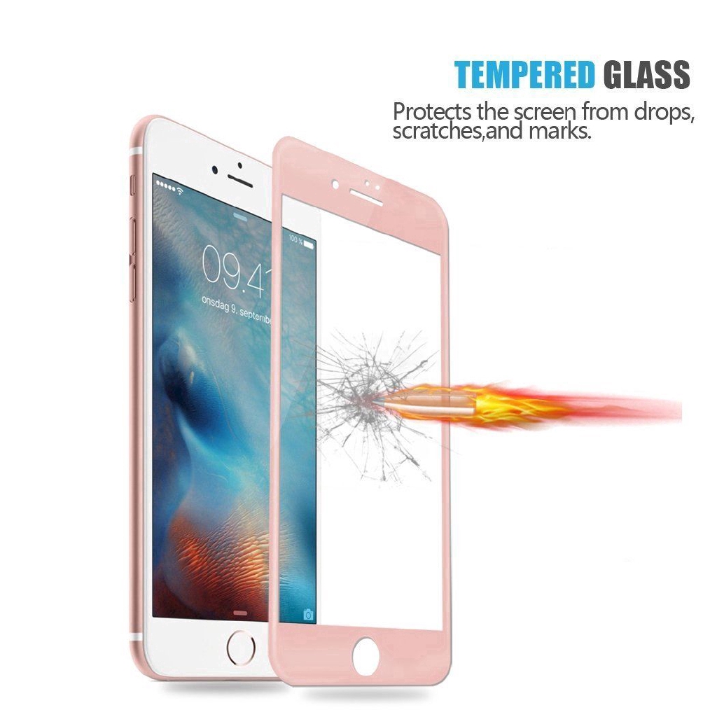 8 / 7/ 6 / 6s Plus Full Tempered Glass Screen Protector 3D Curved Cover