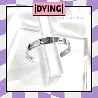 Vòng tay cuff nike/kiềng nike thép titan không rỉ