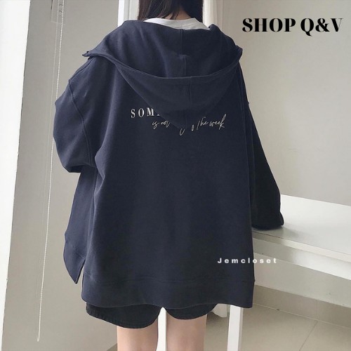 Áo khoác someday Chất liệu nỉ cotton dày dặn SHOP Q&V SP000467 | BigBuy360 - bigbuy360.vn