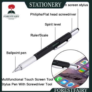 【0501】6 In 1 Multifunctional Touch Screen Tool Stylus Pen With Screwdriver Tool