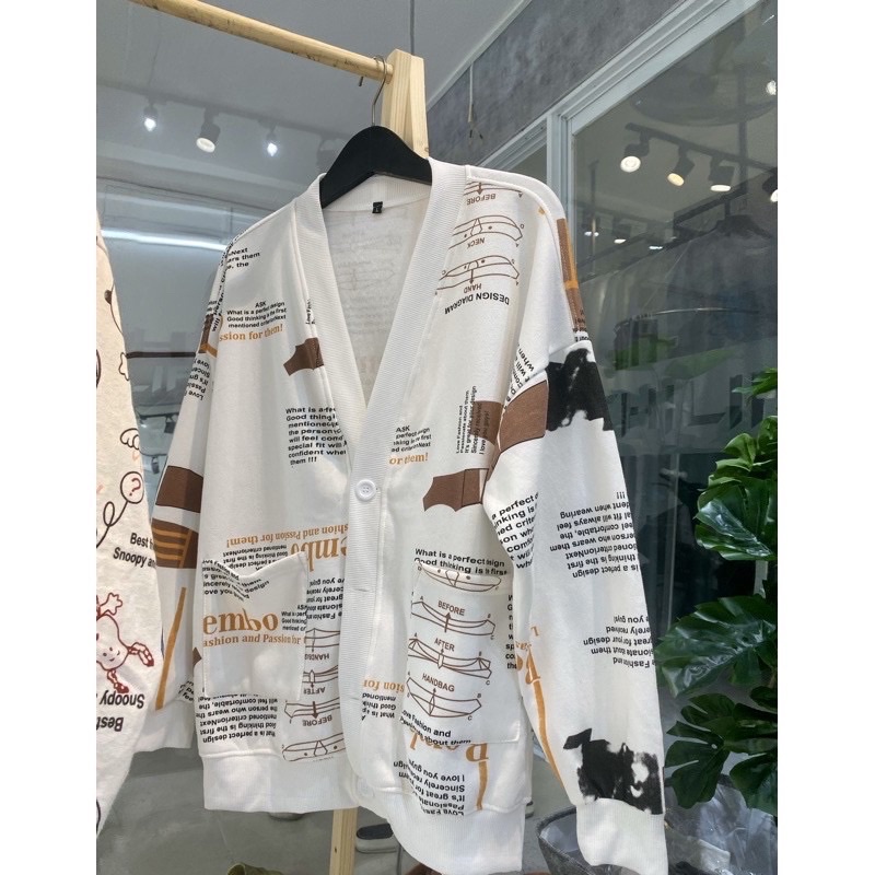 [Mã SKAMFSW175 giảm 10K đơn 50K] Áo Cardigan Snoopy/Bembo Hoạt Hình Siêu Xinh Form Unisex Nam Nữ Ulzzang