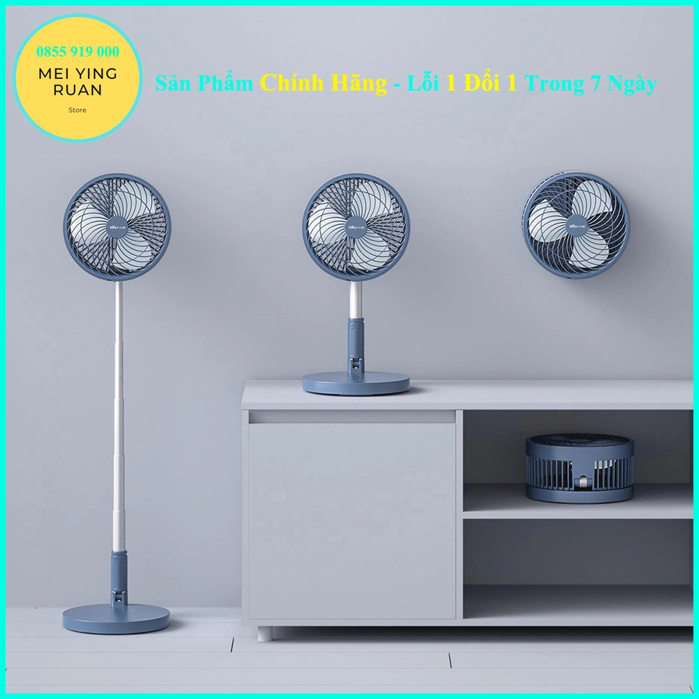 Quạt tích điện quạt gấp gọn , quạt điện USB mini BEAR chính hãng, bảo hành 12 tháng lỗi đổi trong 7 ngày