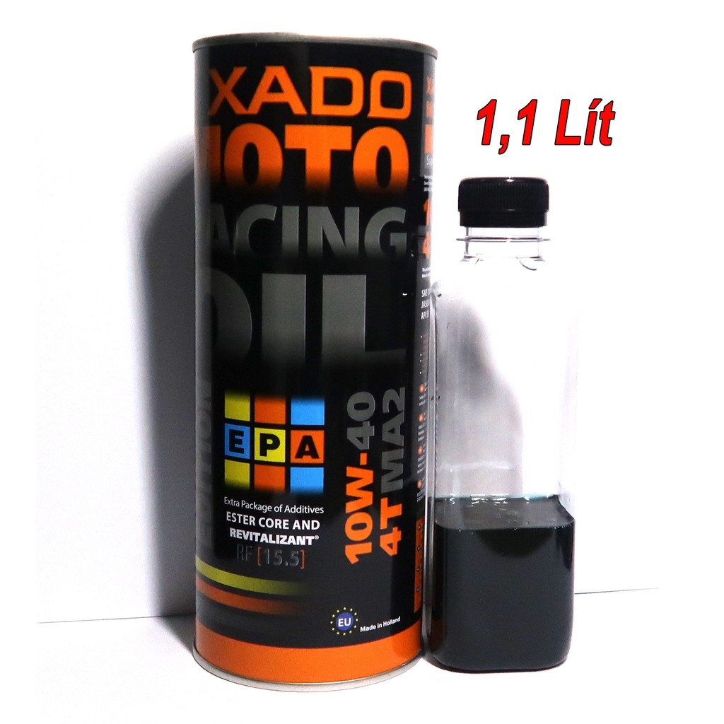 1,1 Lít Nhớt XADO Racing 10W40 Cho Exciter, Winner, Sonic, ...