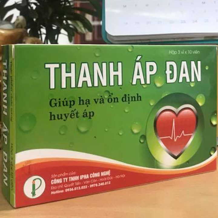Viên uống giúp hạ và ổn định huyết áp, mỡ máu - Thanh Áp Đan