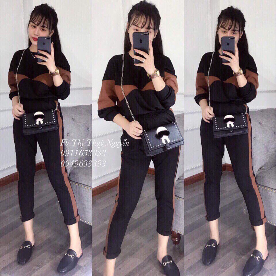 SÉT BỘ DÀI TAY PHÔI MÀU