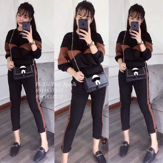 Sét bộ dài tay phôi màu