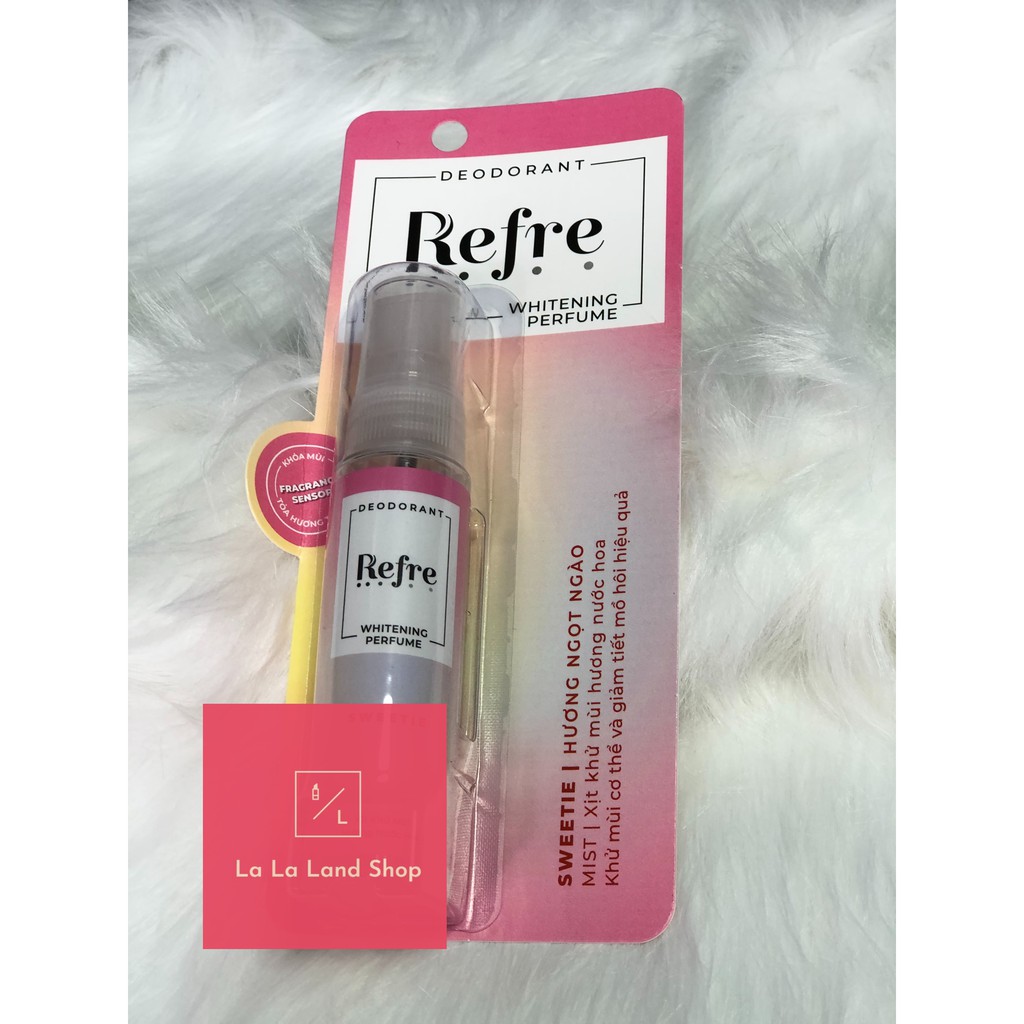 Xịt khử mùi hương nước hoa - Refre Whitening Perfume 30ml