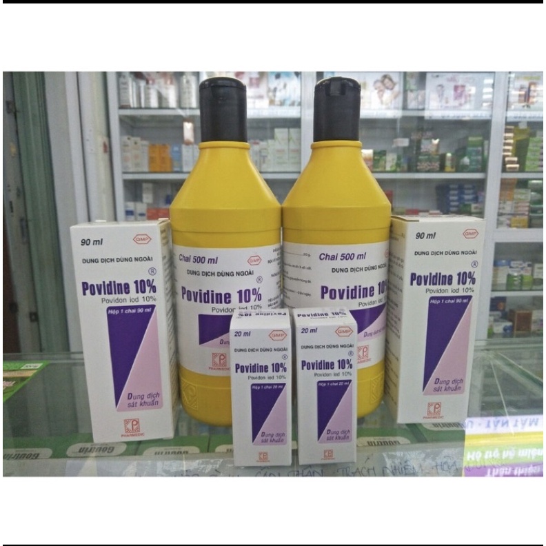 Dung Dịch Sát Khuẩn Vết thương Povidine 500ml