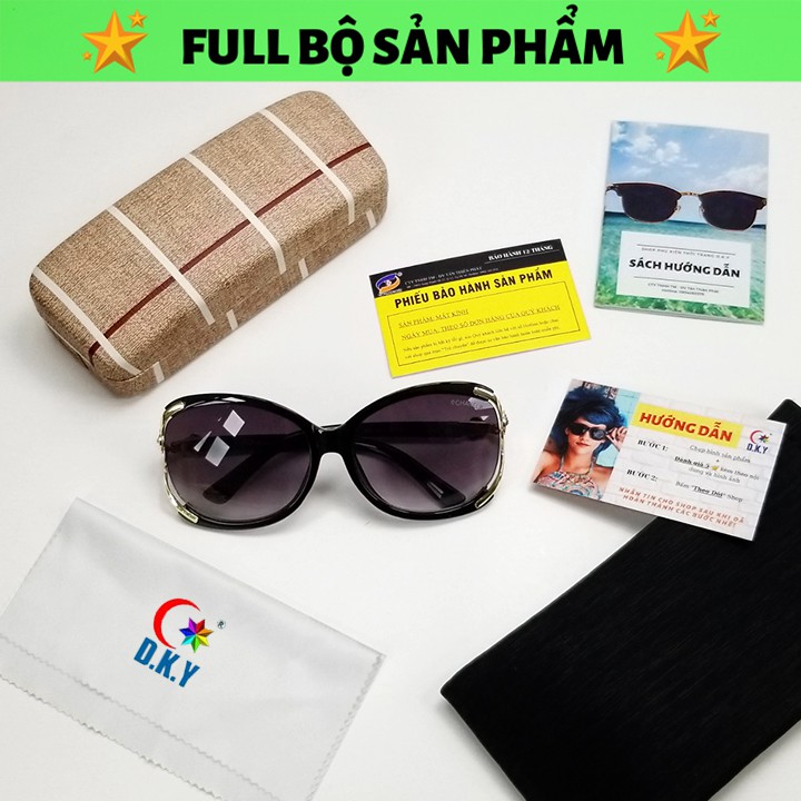 Mắt kính nữ thời trang 9906 - Chống tia UV - Phụ kiện đi biển, giã ngoại - Kính phân cực