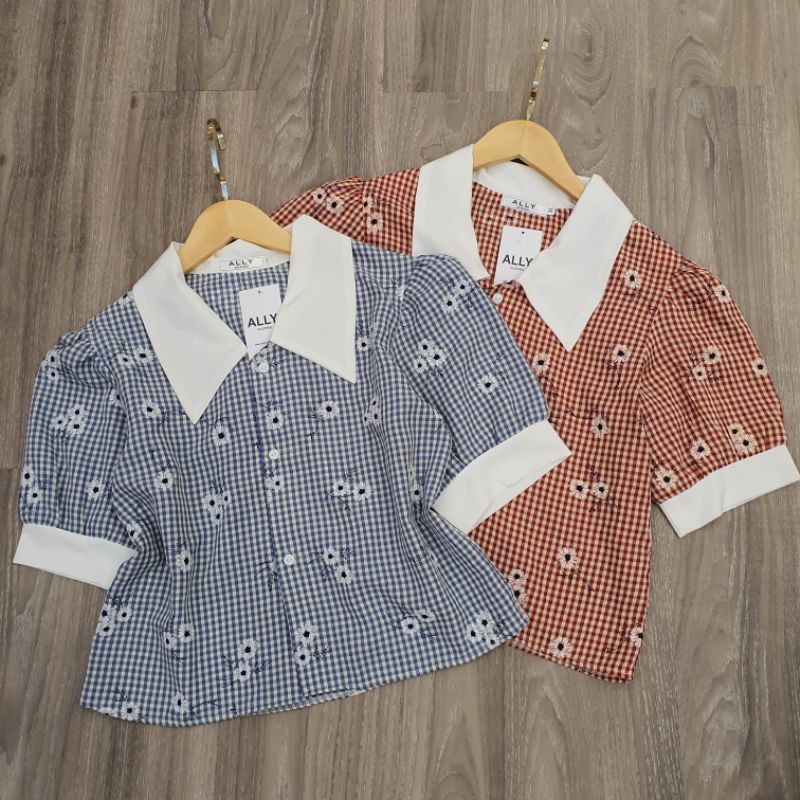 Sơ mi hoa cúc A120