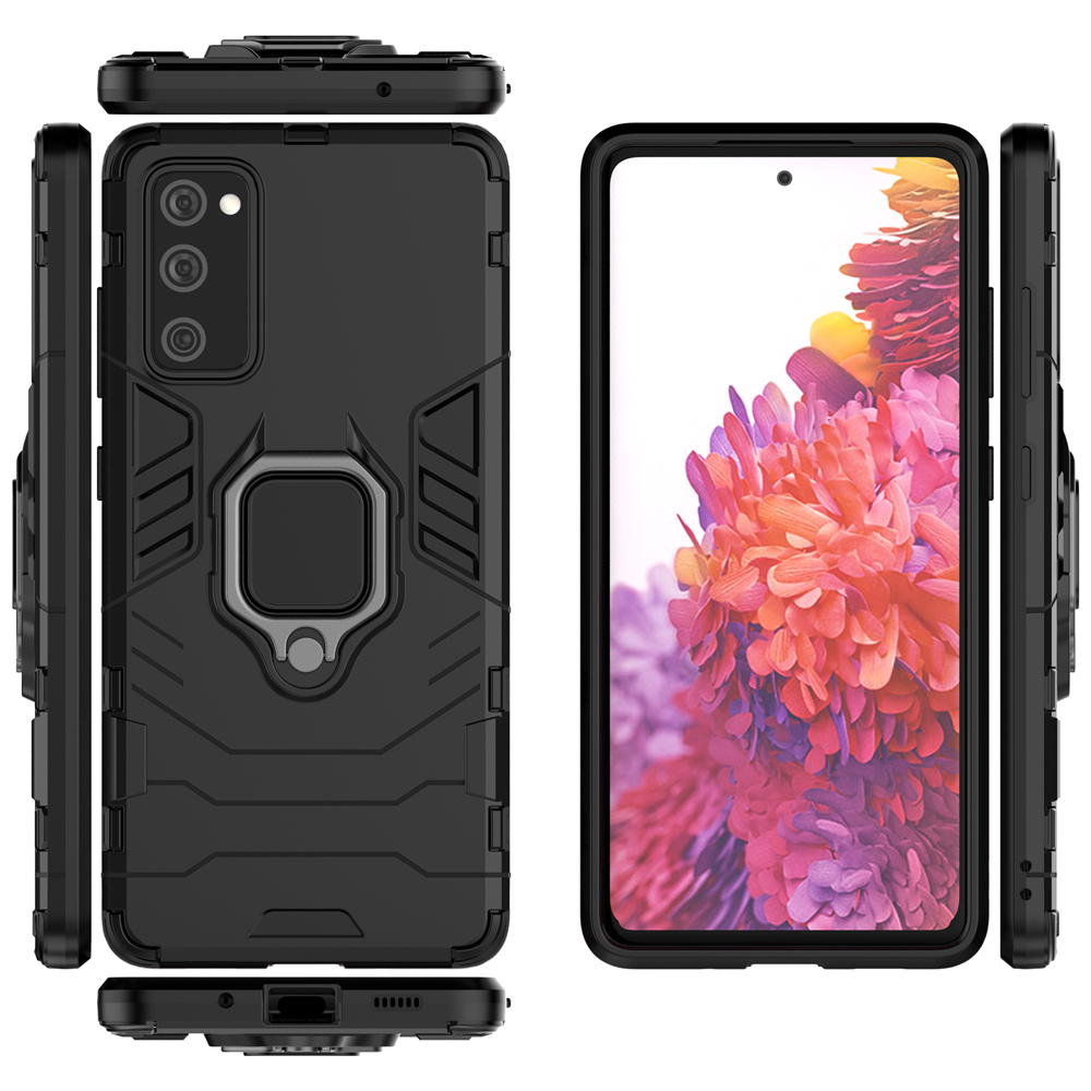 Ốp điện thoại cứng kiểu giáp có giá đỡ nhẫn cho Samsung Galaxy S20 FE Samsung S20 Ultra S8 S9 S10 Plus S10e Lite | BigBuy360 - bigbuy360.vn