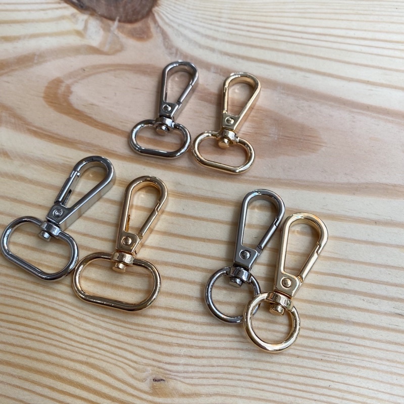 móc khoá càng cua cao cấp làm quai túi xách, keychain trang trí