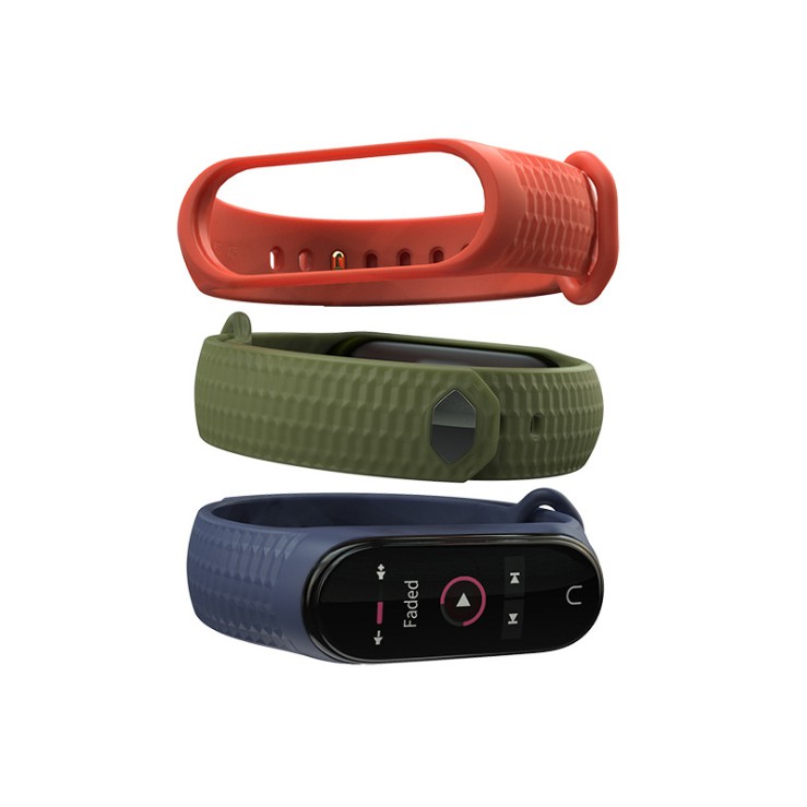 Dây đeo thay thế cho Xiaomi Miband 3 -4-5 MB11 dây sần