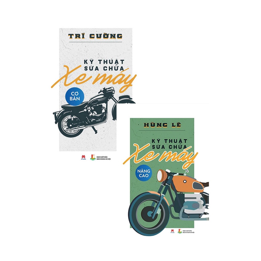 Sách - Combo Kỹ Thuật Sửa Chữa Xe Máy Từ Cơ Bản Đến Nâng Cao  - Huy Hoàng