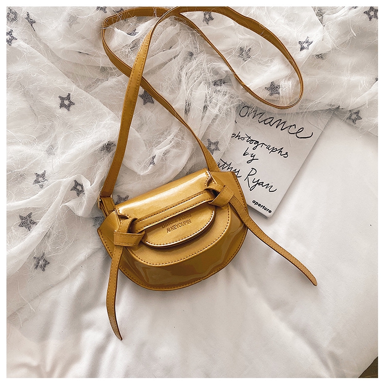 Túi đeo chéo JASMIN NOIR bằng da PU mini phong cách dễ thương thời trang