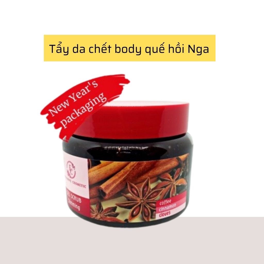 Tẩy Da Chết Quế Hồi & Cafe Exclusive Cosmetic Gel Scrub Coffee Cinnamon Cloves 380g