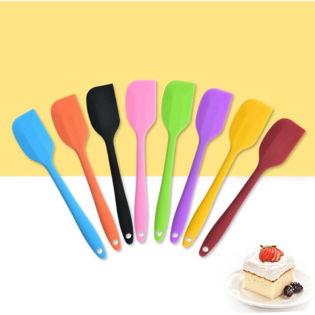 Phới dẹt Spatula silicon đúc đánh trứng, trộn bột làm bánh