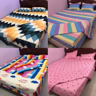 NGYÊN SET CHĂN GA GỐI TRẦN BÔNG GA PHỦ "Hàng Tách Size'' POLY-> NHẮN TIN SHOP để báo mẫu+ Lên đơn chọn phân loại size